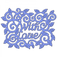 Sue Dix Designs With Love Swirls And Leaves Everyday Metal Dies