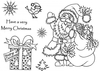 Sue Dix Santa with Parcels Clear Stamp