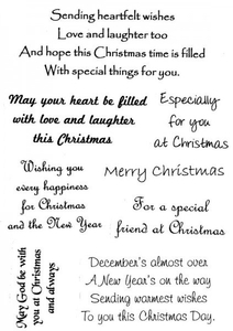 Sue Dix Sending Heartfelt Wishes Clear Stamp