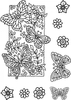 Sweet Dixie Butterfly Background Clear Stamp