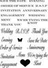 Sweet Dixie Marion Emberson Wedding Sentiments Clear Stamp
