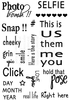 Sweet Dixie MM Click Photo Sentiments Clear Stamp