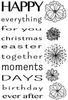 Sweet Dixie MM Happy Everything Clear Stamp