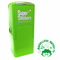 Teacher Stamp Education Stamp - Marvellous Maths Happy Face,  Customise and order stamps online