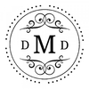 Three Initials Fancy Round Monogram Stamp,  Customise and order stamps online