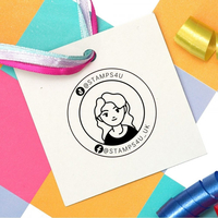 TikTok,  Facebook Stamp Custom Social Media Stamp Business Logo Stamp 28in,  Customise and order stamps online