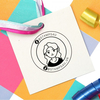 TikTok,  Facebook Stamp Custom Social Media Stamp Business Logo Stamp 28in,  Customise and order stamps online