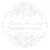 Time to Give Thanks Round Monogram Seal,  Customise and order stamps online