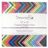Trimcraft 12X12 Paper Pack Colours Value 48 Sheets