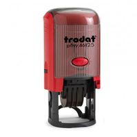 Trodat Printy Dater 46125 25 mm diam - 2+2 lines,  Customise and order stamps online