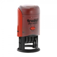 Trodat Printy Dater 46130 30 mm diam - 2+2 lines,  Customise and order stamps online