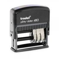 Trodat Printy Dater 4813 32 x 8 mm - 1 line,  Customise and order stamps online
