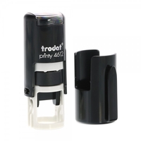 Trodat Self-inking Printy 4612 Custom Rubber Stamp Loyalty Card Stamp 12mm Dia - 3 Lines,  Customise and order stamps online