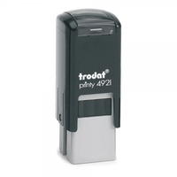 Trodat Self-inking Printy 4921 Custom Rubber Stamp Loyalty Card Stamp 10x10mm - 2 Lines,  Customise and order stamps online