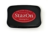 Tsukineko - Blazing Red StazOn Pad,  Customise and order stamps online