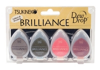 Tsukineko Brilliance 4 Piece Set Two Tone