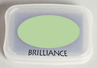 Tsukineko Pearlescent Lime Brilliance Pad