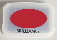 Tsukineko Pearlescent Poppy Brilliance Pad