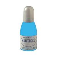Tsukineko Pearlescent Sky Blue Ink