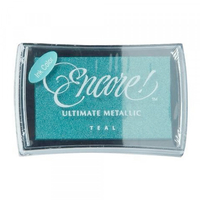 Tsukineko Ultimate Metallic Teal Pad
