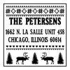 Ugly Christmas Sweater Square Monogram Stamp,  Customise and order stamps online