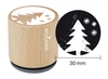 Woodies stamp Christmas tree