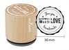 Woodies stamp For you WITH LOVE handmade