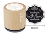 Woodies stamp handmade with love homemade