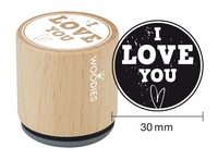 Woodies stamp I love you