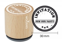 Woodies stamp Invitation Join our party
