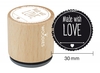 Woodies stamp Made with LOVE