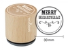 Woodies stamp Merry Christmas to