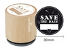 Woodies stamp Save the date 2