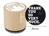 Woodies stamp Thank you so very much