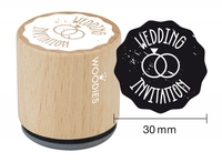 Woodies stamp Wedding invitation 2