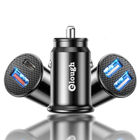 Elough 40W 2-Port USB PD Car Charger Adapter 20W USB-C PD 18W QC3.0 Support SCP FCP AFC Fast Charging for iPhone12 13 14