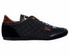 Cruyff Recopa Classic Black Quilted Fabric Trainers