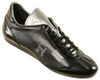 Cruyff Recopa Classic Black/Platinum Leather Trainers