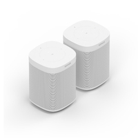 Sonos 2 x One Gen 2 Wireless Speakers in White with Amazon Alexa