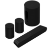 Sonos ray with sub mini and era 100 x2 in black