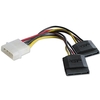 0.15m 2 x SATA Power Adapter Cable