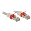 0.5m CAT6a SSTP LS0H Network Cable,  Grey