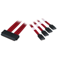 0.5m Internal SAS to 4 x SATA II Multilane Cable