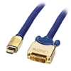 15m Premium Gold HDMI to DVI-D Cable