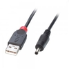 1.5m USB to 1.35mm Inner / 3.5mm Outer DC Cable