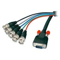 1.8m Premium SVGA to 5 x BNC Monitor Cable