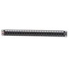 19" CAT6 1U 24 Port RJ-45 Patch Panel,  Unshielded,  Black