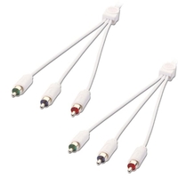 1m Component Video Cable (RGB) - Premium,  White