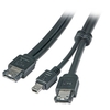1m eSATAp to eSATA + USB Mini B Cable