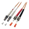 1m Fibre Optic Cable - LC to ST,  50/125m OM2